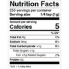 Cajun's Choice Breakfast Blend Seasoning 9 oz, nutrition facts label with servings, calories, and nutritional information.