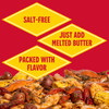 Louisiana Fish Fry Cajun Drip Viet-Cajun 2oz - Seafood Seasoning, packet with cooking instructions and picture of seasoned seafood including shrimp and corn.