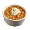 Carnival Crawfish Etouffee 4lb, served in a white bowl with a side of rice not included, featuring spicy crawfish etouffee with a creamy, seasoned sauce garnished with chopped green onions.