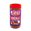 Cajun's Choice Creole Seasoning 10oz, image of a spice bottle with a purple label and red cap, featuring a picture of seasoned cooked meat and showcasing the seasoning's brand and product details.
