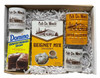 Cafe Du Monde Beignet and Coffee Gift Box, assortment of coffee, beignet mix, sugar, mug, and canned beignets in a decorative gift set.