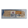 Reel Cajun Pork Boudin 1lb, raw sausage links in vacuum-sealed packaging with a label showing product details.