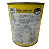 Steen's Pure Cane Syrup 25oz Can, yellow canned product with black and white label featuring recipes and ingredients.