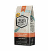 French Market Coffee Flavored Hazelnut 12 oz, bag of ground coffee with a beige and orange packaging design.