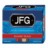 JFG Coffee Gourmet/Restaurant Blend Bag, 11.5 oz, featuring a blue packaging design with black and red accents for rich, flavorful ground coffee.