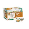 New England Coffee Hazelnut Creme Single Serve 12 ct Box, packaging featuring a scenic landscape with mountains and trees, indicating flavored coffee for single serve machines.