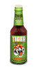Try Me Tiger Sauce 10 oz, green plastic bottle with a tiger logo and bold label indicating original flavor, perfect for enhancing meat and seafood dishes.