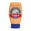 Blue Plate Creamy Cocktail Sauce, 12 oz bottle of rich, creamy blue plate cocktail sauce in a squeezable bottle with blue cap and vibrant label.