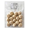 La Boucherie Boudin Balls 2 lb, packaged raw boudin balls in a clear plastic bag with a label.