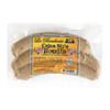 La Boucherie Cajun Style Boudin 16oz, packaged and ready for cooking, featuring a clear plastic wrapper with a yellow and black label.