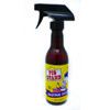 Pig Stand Cajun BBQ Basting Sauce 10oz, a brown bottle with a spray nozzle and a yellow label featuring a cartoon pig and the product name.