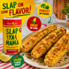 Slap Ya Mama Original Blend Cajun Seasoning 4oz, colorful can with bold green, red, and yellow labeling and illustration of hot peppers.