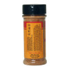 Kiss Ya Mama - Cinnamon Sugar 5oz, image of a spice jar with a black lid and an orange label featuring product details.