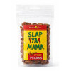 SLAP YA MAMA Cajun Spiced Pecans 4oz, packaged in a clear plastic bag with a colorful label.