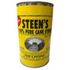 Steen's Pure Cane Syrup 46oz Can, front view of the yellow can featuring black and white label design and product information.