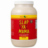 Slap Ya Mama Hot Blend Cajun Seasoning 7 lb Food Service Jug, large white plastic container with red and yellow label, perfect for catering and food service use.