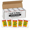 Slap Ya Mama Original Blend Seasoning Packets, open box showing 100 individual seasoning packets arranged inside.