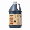 Figaro 1 Gallon Hickory Liquid Smoke and Marinade, a large blue jug with a beige label featuring product details and branding.