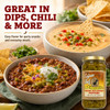 Cajun Chef Diced Jalapeno Peppers 12 oz. jar containing chopped green jalapeno peppers for cooking and garnishing.
