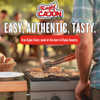 Ragin' Cajun Cheeseburger Seasoning & Rub- 8oz, promotional image showing burgers grilling outdoors with the Ragin' Cajun logo and the text “Easy, authentic, tasty” and “True Cajun flavor, made in the heart of Cajun Country.”