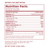 Patton's Hot Beef Sausage Patties 2lb, nutrition facts and ingredient label showing serving size, calories, nutrients, ingredients, and net weight of 32 oz (2 lb).