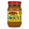 Savoie's Light Roux 16oz, jar of light-colored roux sauce in glass jar with red lid and colorful label.