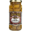 Boscoli Garlic Stuffed Olives 16oz, jar of green olives stuffed with garlic.