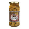 Boscoli Foods Boscoli Bleu Cheese Stuffed Olives 16oz, a jar filled with green olives stuffed with blue cheese, showcasing the product packaging and label.