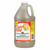 Cajun Chef Green Louisiana Hot Sauce 128oz, large gallon bottle with colorful label featuring a chef illustration and a scenic Louisiana background.