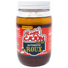 Ragin Cajun Roux 16oz, jar of authentic Cajun roux with red and black label, featuring a cartoon alligator chef holding a spoon.