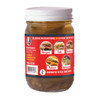 Ragin Cajun Spicy Sweet Pickle Slices 12oz, jar of spicy sweet pickle slices with a red label showing food images like burgers, subs, sandwiches, poboys, and charcuterie