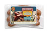 Richard's Reduce Sodium Pork Smoked Sausage, packaged 1 lb, in plastic casing with label showing product name and weight.