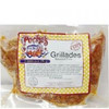 Poche's Pork Grillades 2lb, packaged pork grillades in clear plastic bag with colorful label