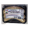 Cajun Original Brown Rice Boudin, packaged raw sausage product in clear plastic tray with label