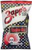 Zapp's Voodoo Heat 2oz, colorful potato chips bag with playful gingerbread characters and a voodoo doll logo.