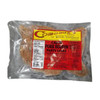 Comeaux's Pork Boudin Party Links 1lb, packaged in a clear plastic bag with a red and yellow label.