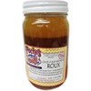 Poche's Roux 32oz, jar of traditional French-style roux in a glass jar with a white lid.