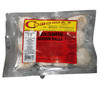 Comeaux's Crawfish Balls 1lb, frozen crawfish boudin balls in clear sealed package with red and yellow label.
