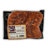 Poche's Poches Duck & Chicken Sausage 1lb, packaged raw sausages in a black tray with a label.