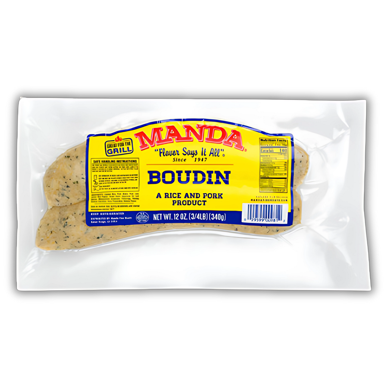Manda Pork Boudin 12oz - Main Image