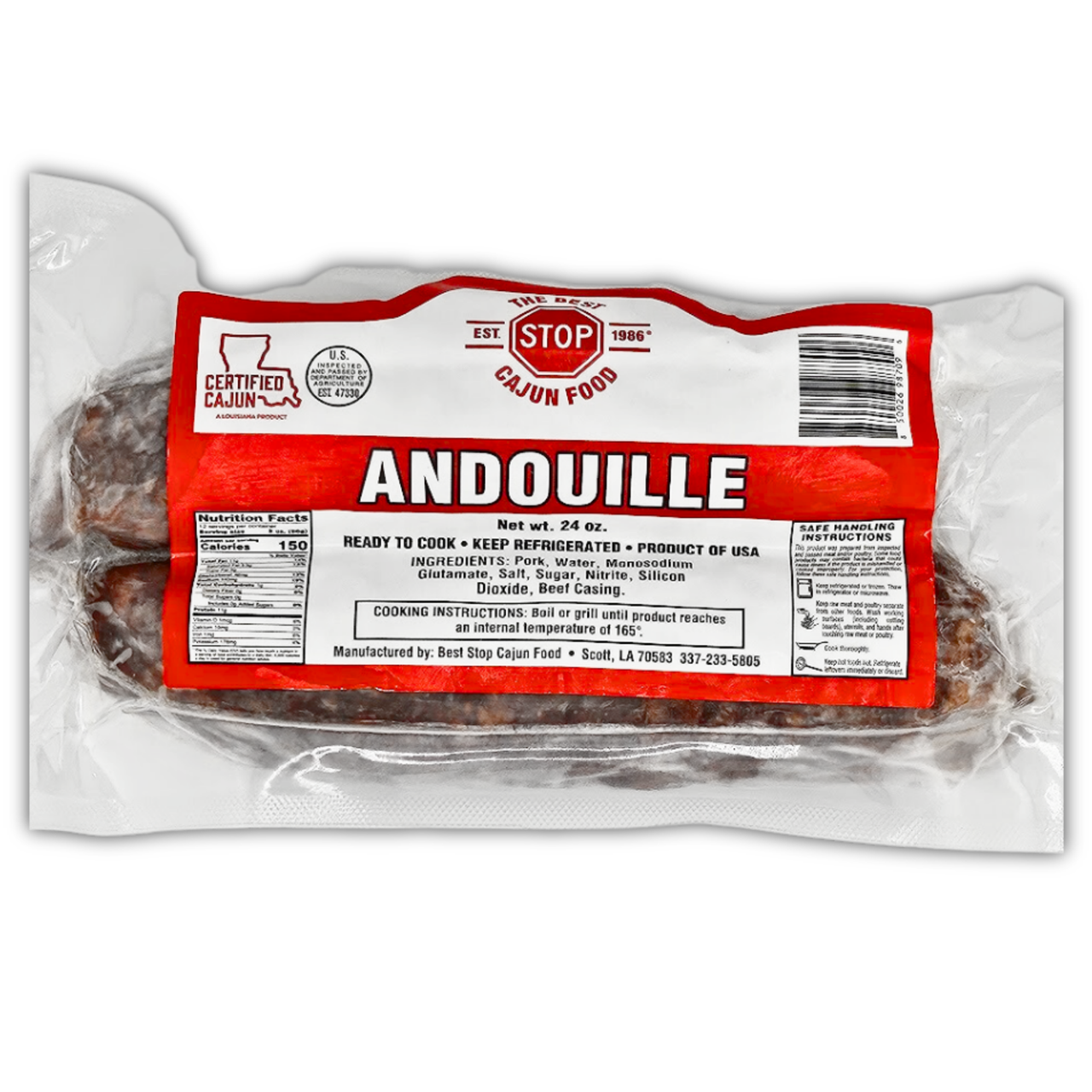 The Best Stop Andouille 24oz