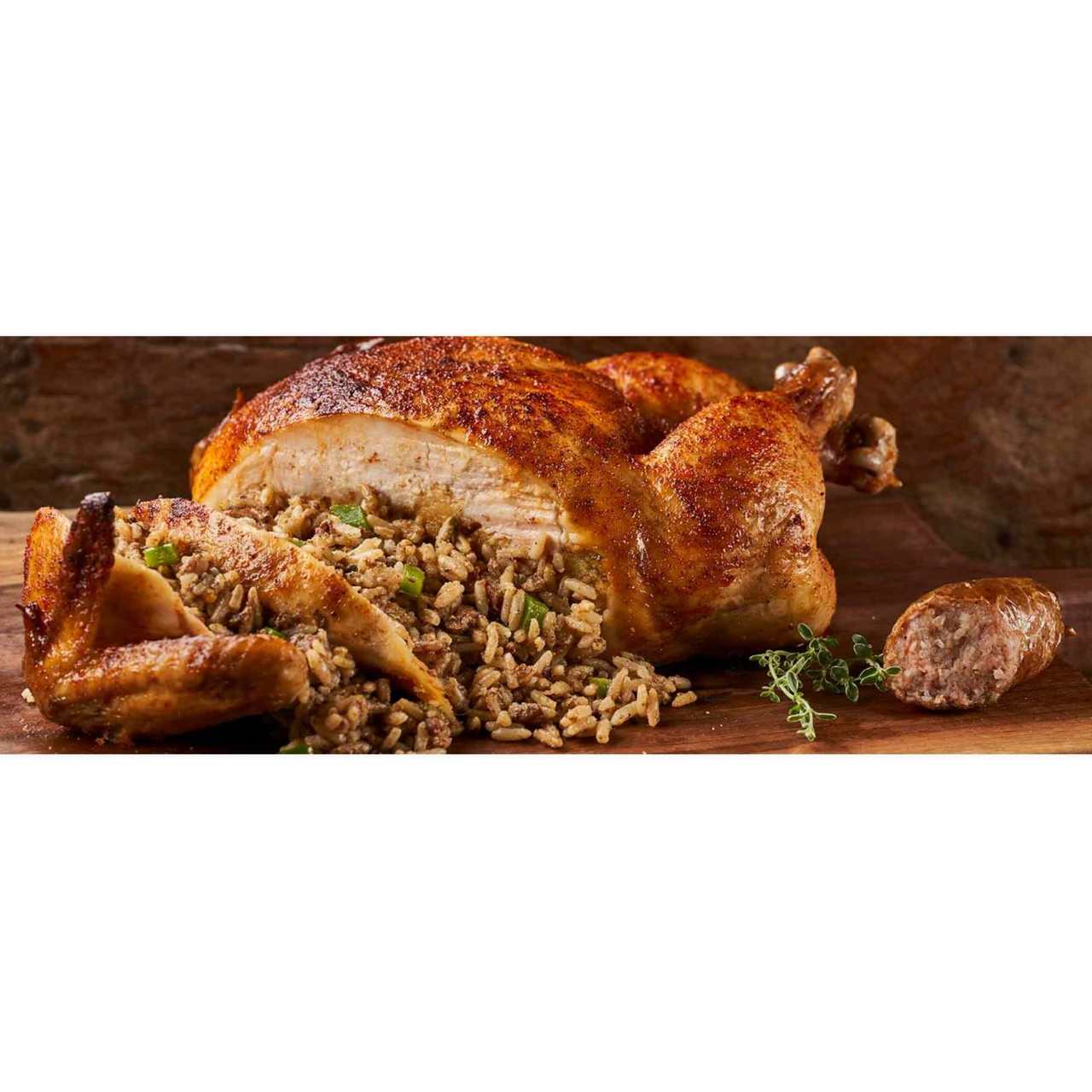 Big Easy Foods Chicken stuffed with Pork Sausage Jambalaya