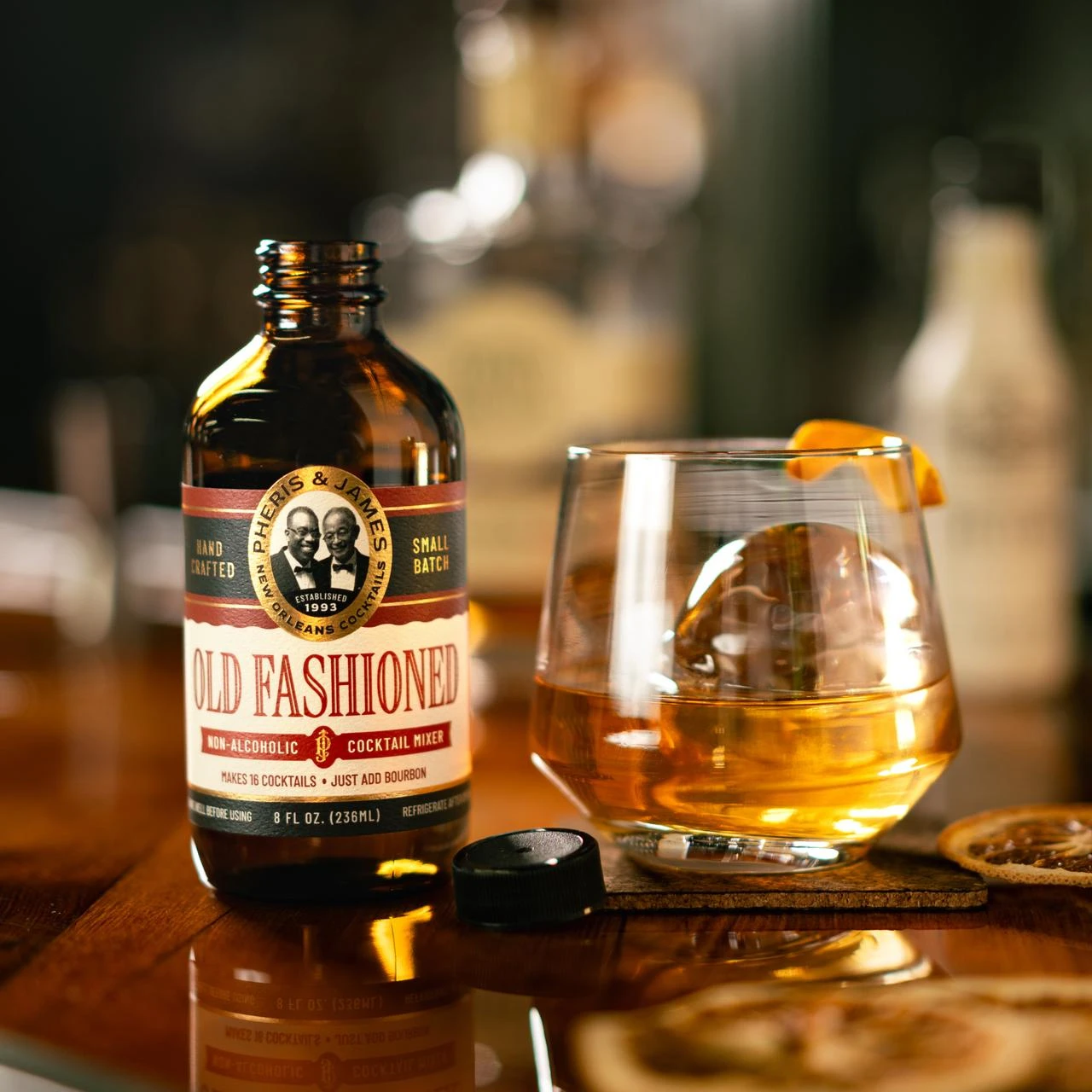 Pheris James Old Fashioned Cocktail Mixer 8oz | Creole.net