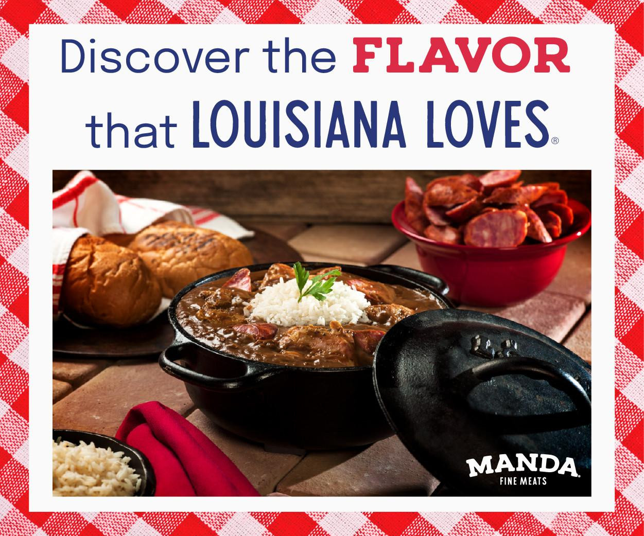 Manda Hog Head Cheese Hot 8oz - Spicy Cajun | Creole.net