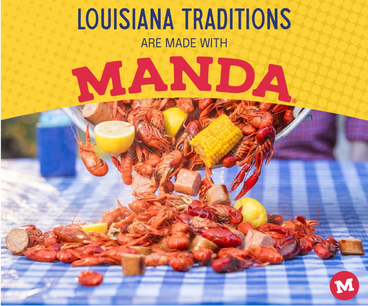 Manda Hog Head Cheese Hot 8oz - Spicy Cajun | Creole.net