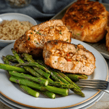 Cajun and Creole Stuffed Pork Chops Recipe