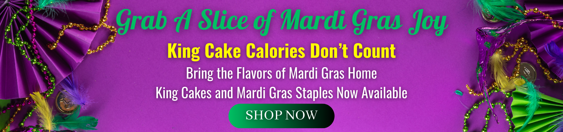 MArdi Gras King Cakes Available Now