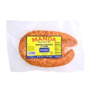 Manda Mild Smoked Pork Sausage 24oz