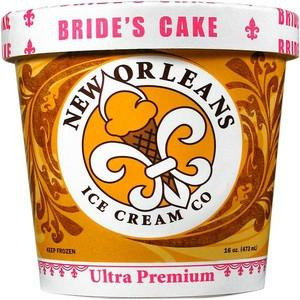 New Orleans Ice Cream - Bride's Cake - 16oz Pint