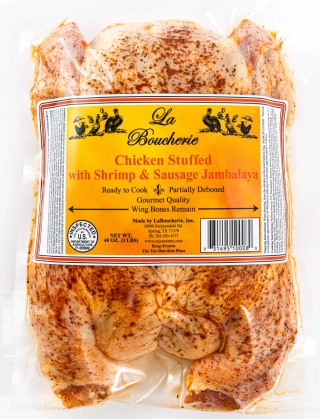 La Boucherie Shrimp & Sausage Jambalaya Stuffed Cajun Style Chicken 3 lb